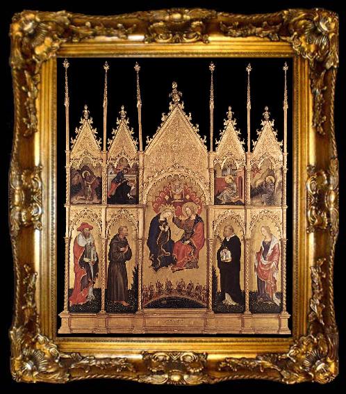 framed  GELDER, Aert de Coronation of the Virgin and Saints dfhh, ta009-2